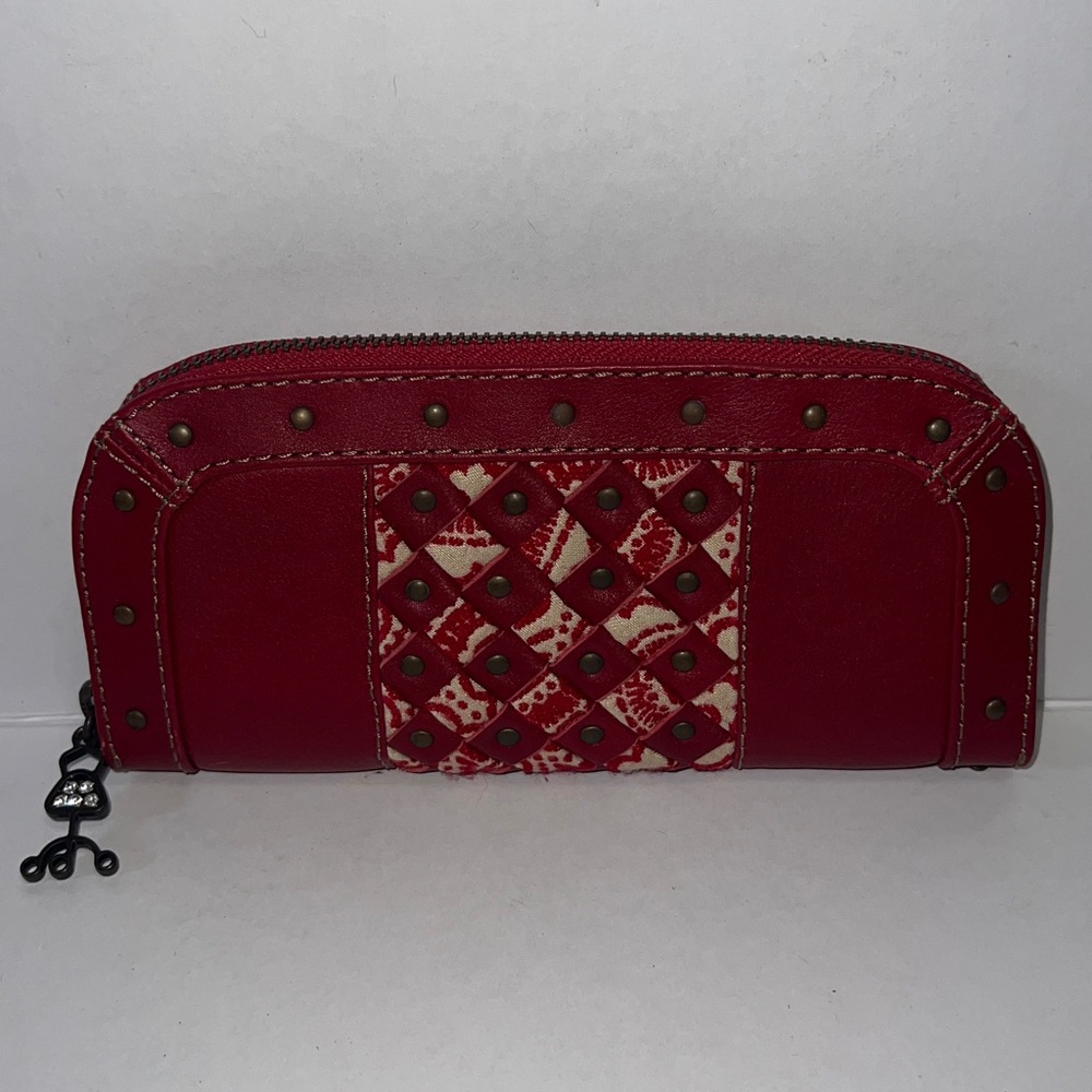 NWOT-Ipa-Nima Red Studded Women's Wallet